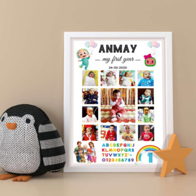 1st Birthday Photo Frame 16x24 Inches ( 40 CM x 60 CM)